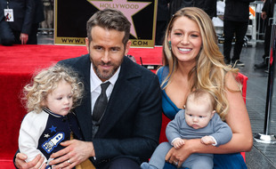 L'acteur Ryan Reynolds, son épouse l'actrice Blake Lively et leurs enfants