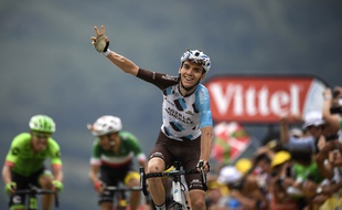 Romain Bardet s'est imposé en haut du mur de Peyragudes