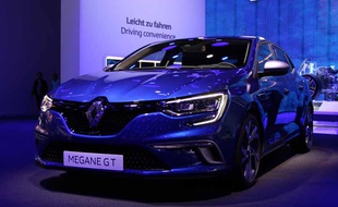 La version 2016 de le Renault Mégane présentée aujourd'hui au salon de Francfort