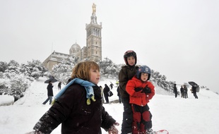 En 2009, les Marseillais avaient bien profité de la neige.