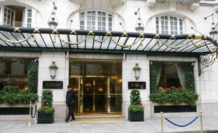 Le palace Le Bristol à Paris le 5 octobre 2006