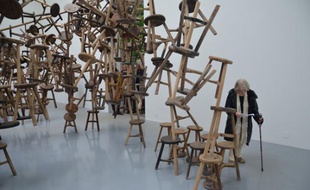 L'installation d'Ai Weiwei pour le pavillon allemand à la Biennale de Venise 2013.