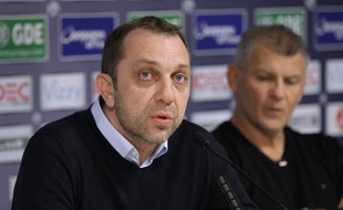 Le directeur général de Caen Xavier Gravelaine le 18 novembre 2014.