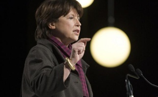Martine Aubry au Zénith de Paris, le 22 mars 2009