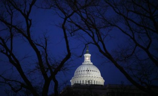 Le Sénat, le 24 février 2009, à Washington DC.