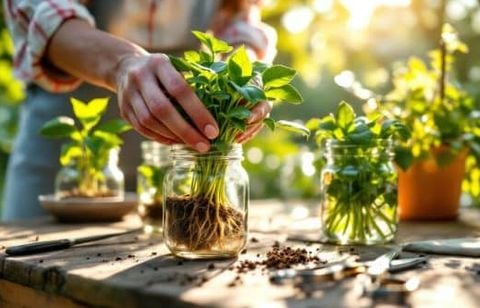La méthode oubliée pour multiplier vos plantes gratuitement avec ce que l’été vous offre