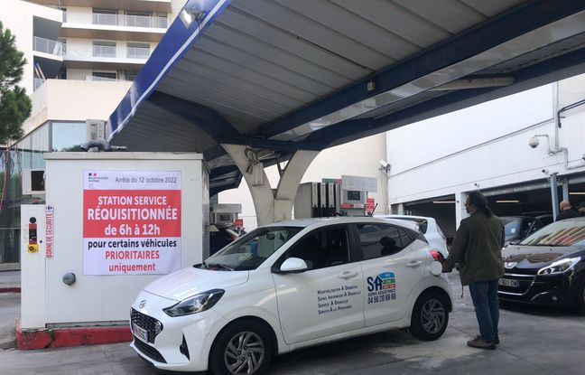 Pénurie de carburant : A Marseille, des stations-service réservées aux métiers « prioritaires »