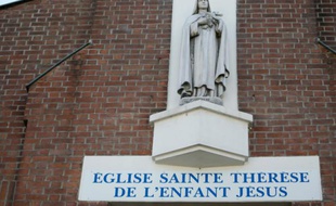 L'église de Sainte Thérèse de l'Enfant, à Villejuif, près de Paris, une probable cible de Sid Ahmed Ghlam interpellé le 19 avril 2015