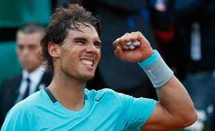 Rafael Nadal à Roland-Garros le 4 juin 2014.