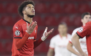 Georginio Rutter a marqué son premier but avec les pros lors de la défaite du Stade Rennais face au FC Séville en Ligue des champions.