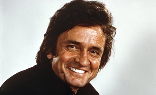 Le chanteur et musicien Johnny Cash en 1968