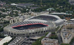 Le Parc des Princes à Paris, le 28 mai 2015