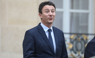 Le porte-parole du gouvernement, Benjamin Griveaux. (Photo by ludovic MARIN / AFP)