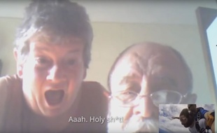 Le jeune Irlandais a voulu surprendre ses parents en les appelant via Skype au moment de sauter en parachute.