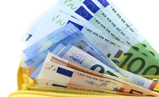 Illustration de billets de banque.