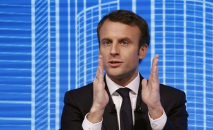 Emmanuel Macron lors du forum