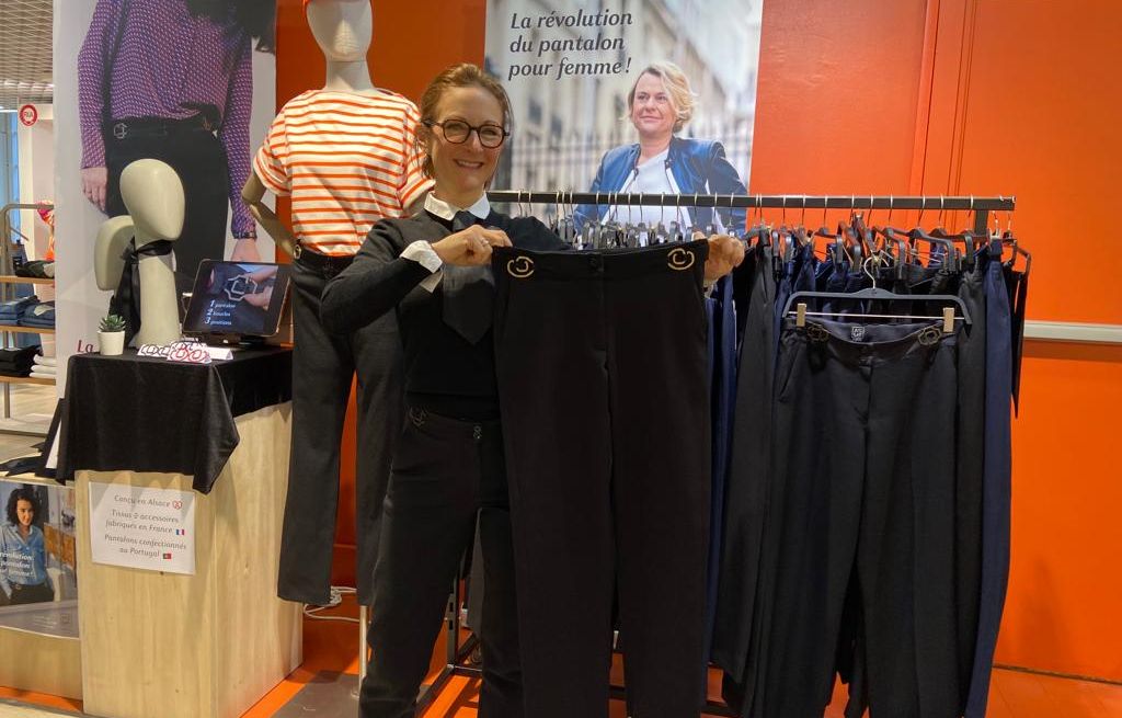 Strasbourg : Elle crée des pantalons « qu'on peut resserrer ou élargir sur  trois tailles »