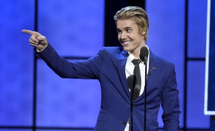 Justin Bieber sur la chaîne Comedy Central, le 14 mars 2015.
