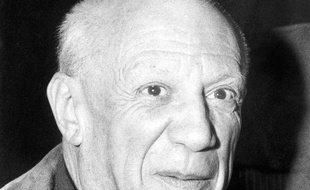 Photo d'archives datant d'avril 1959 et montrant l'artiste espagnol Pablo Picasso.
