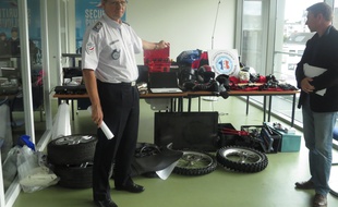 Le butin des perquisitions