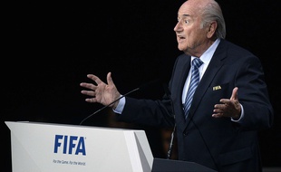 Le président de la Fifa Sepp Blatter, le 29 mai 2015.