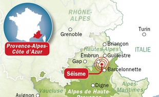 Infographie du séisme du lundi 7 avril 2014