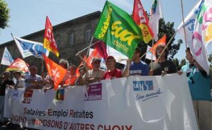 Public, privé, tous les secteurs étaient représentés hier dans le cortège.