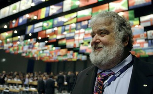 L'ex-secrétaire général de la Concacaf Chuck Blazer le 25 mai 2012 à Budapest