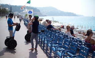 La Promenade des Anglais, à Nice.