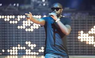 Singer Maitre Gims, concert