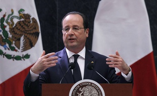 François Hollande, en visite au Mexique le 10 avril 2014.