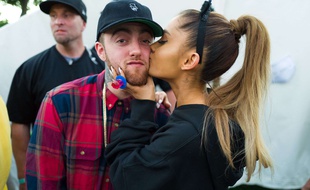 Mac Miller et Ariana Grande à Los Angeles en septembre 2016.