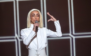Bilal Hassani lors de la première demi-finale de «Destination Eurovision».