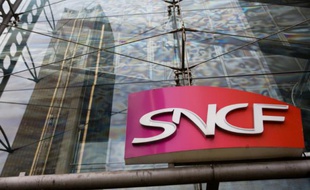 Le logo de la SNCF, le 10 mars 2010