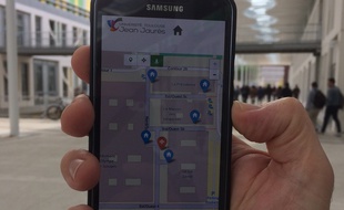 L'application UT2J permet de se déplacer par géolocalisation à l'université Jean-Jaurès.
