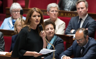 Marlène Schiappa à l'Assemblée nationale, le 15 mai 2018.