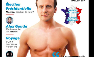 Emmanuel Macron fait la «une» de «Garçon Magazine».
