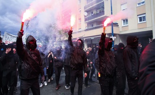 Une manifestation antifasciste. (Illustration)