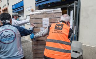 Des bénévoles de la Banque alimentaire à Toulouse (illustration)