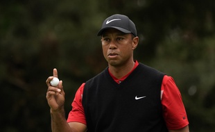 Tiger Woods à l'Open du Japon, le 28 octobre 2019 à Tokyo.