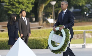 Barack Obama à Hiroshima le 27 mai 2015