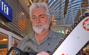 Gunnar Hansen, l'interprète de Leatherface dans «Massacre à la tronçonneuse» en 2004.