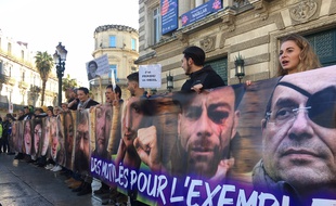 La marche des mutilés à Montpellier