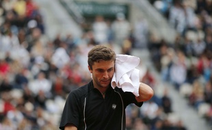 Gilles Simon à Roland-Garros, le 31 mai 2015