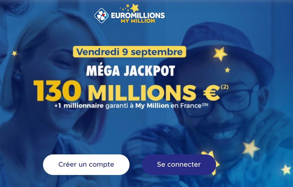 EuroMillions FDJ Un méga jackpot de 130 millions € à gagner ce soir