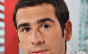 Benjamin Lancar, président des jeunes UMP, sur le plateau de l'emission televisee «On en parle», sur LCI, le 21 juillet 2010.