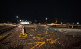 Paris durant le couvre-feu, le 15 décembre 2020.