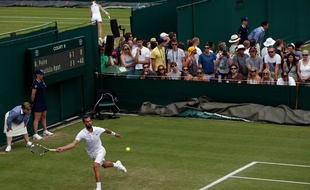 Benoît Paire à Wimbledon, le 2 juillet 2015.
