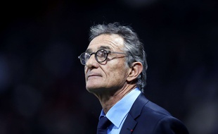 Guy Novès lors de France-Japon, le 25 novembre 2017. Son dernier match à la tête des Bleus.