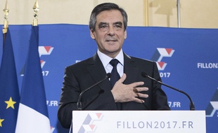 François Fillon, vainqueur de la primaire à droite, le 27 novembre 2016 à Paris.
